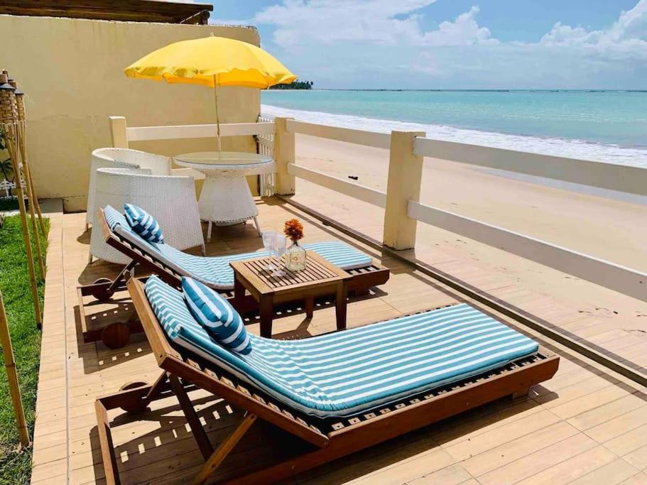 Paraíso na areia da praia Maceió Exterior foto