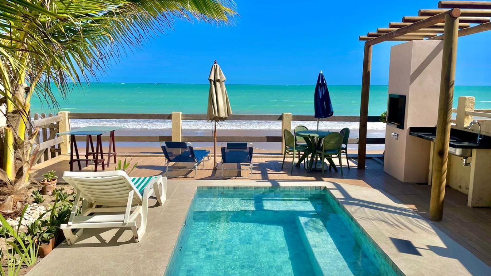 Paraíso na areia da praia Maceió Exterior foto